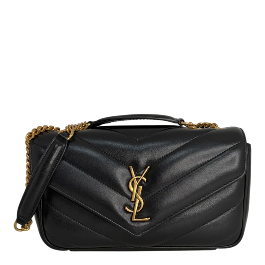 Saint Laurent LouLou Small Lammleder schwarz 2025 Saint Laurent