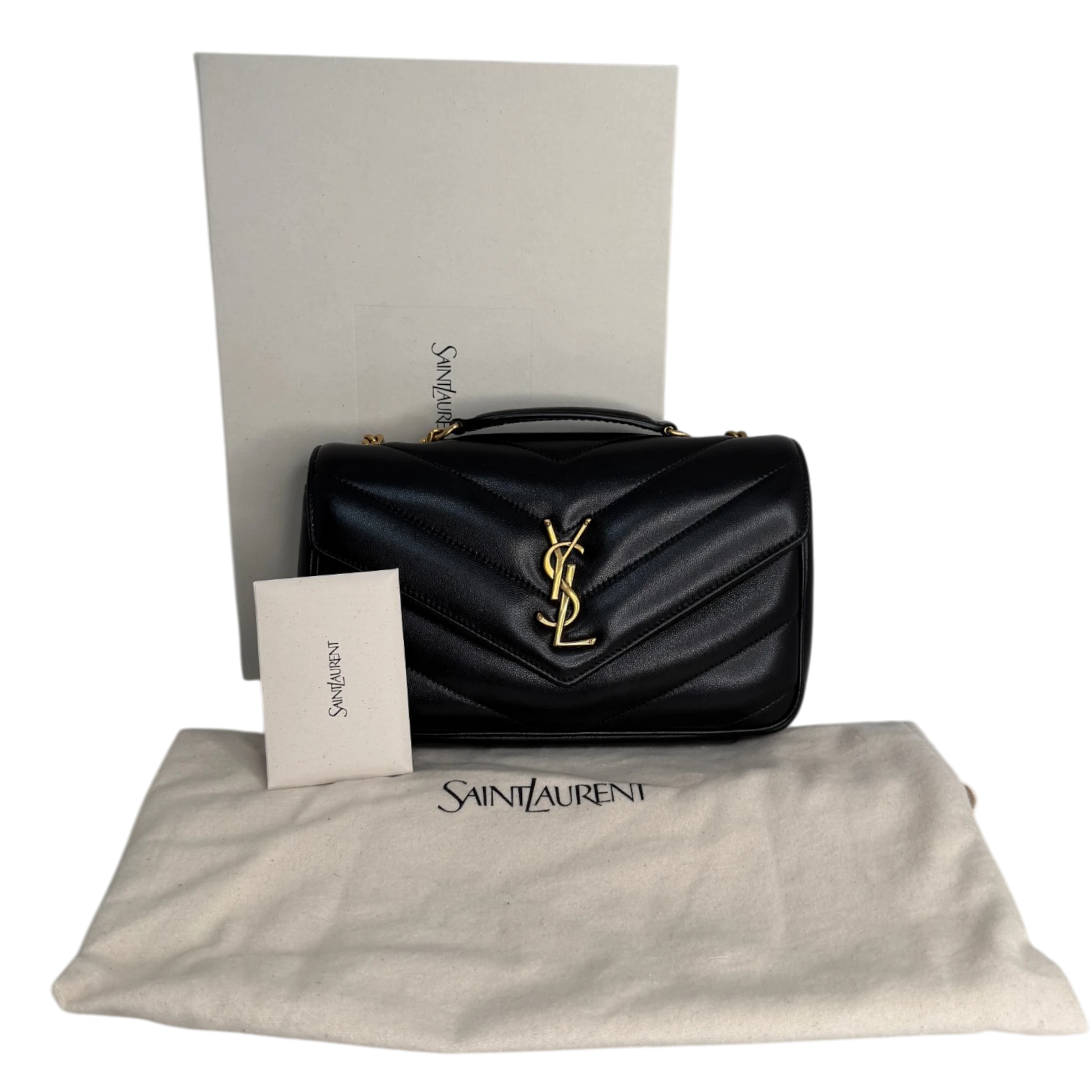 Saint Laurent LouLou Small Lammleder schwarz 2025 Saint Laurent
