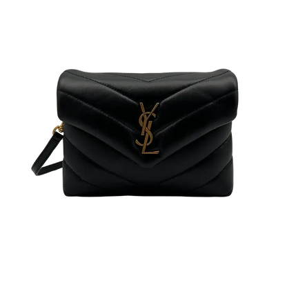 Saint Laurent YSL LouLou Toy schwarz goldene Hardware Leder /neuwertig Saint Laurent