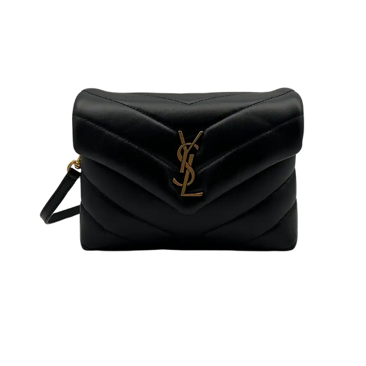 Saint Laurent YSL LouLou Toy schwarz goldene Hardware Leder /neuwertig Saint Laurent