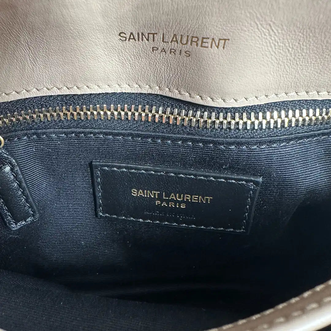 Saint Laurent YSL LouLou Toy dark beige Leder /neuwertig Saint Laurent