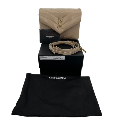 Saint Laurent YSL LouLou Toy dark beige Leder /neuwertig Saint Laurent
