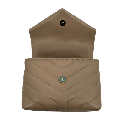 Saint Laurent YSL LouLou Toy dark beige Leder /neuwertig Saint Laurent