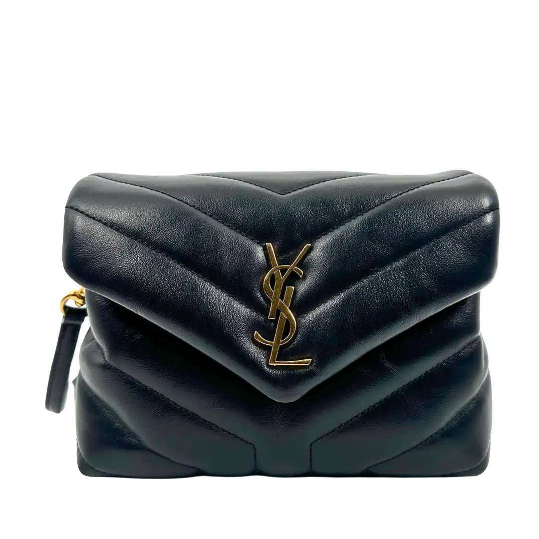 Saint Laurent YSL LouLou Toy schwarz goldene Hardware Leder Fullset / sehr gut Saint Laurent