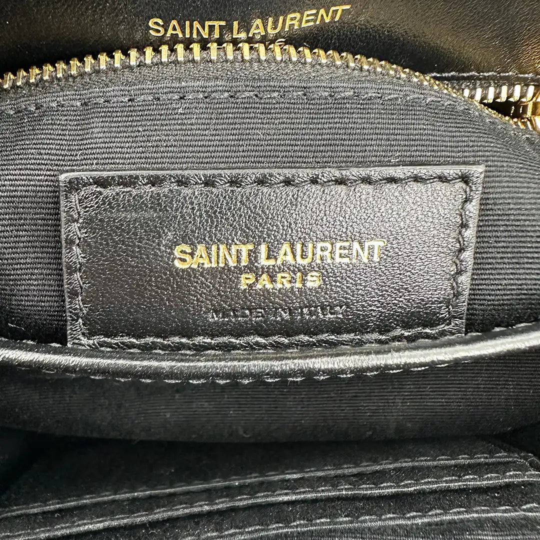 Saint Laurent YSL LouLou Toy schwarz goldene Hardware Leder Fullset / sehr gut Saint Laurent