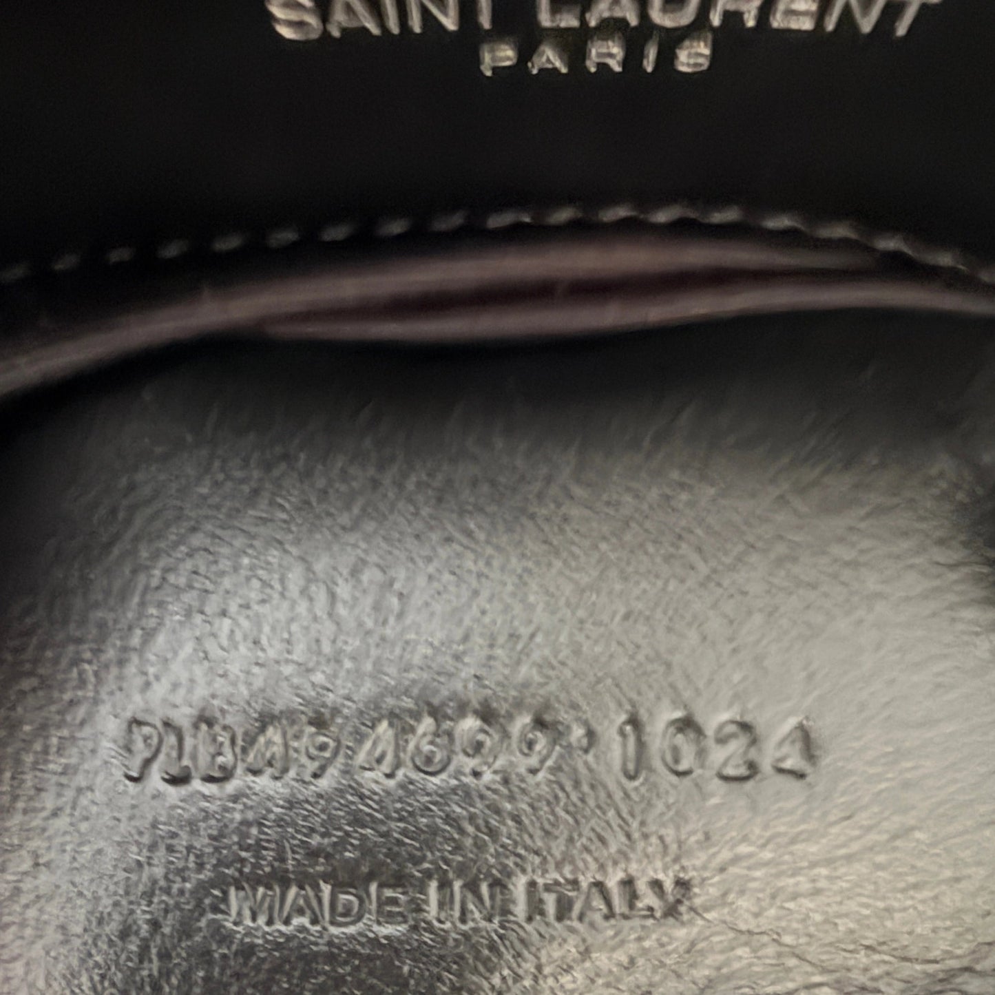 Saint Laurent YSL LouLou Small schwarz silberne Hardware / neuwertig Saint Laurent