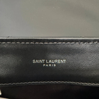 Saint Laurent YSL LouLou Small schwarz silberne Hardware / neuwertig Saint Laurent