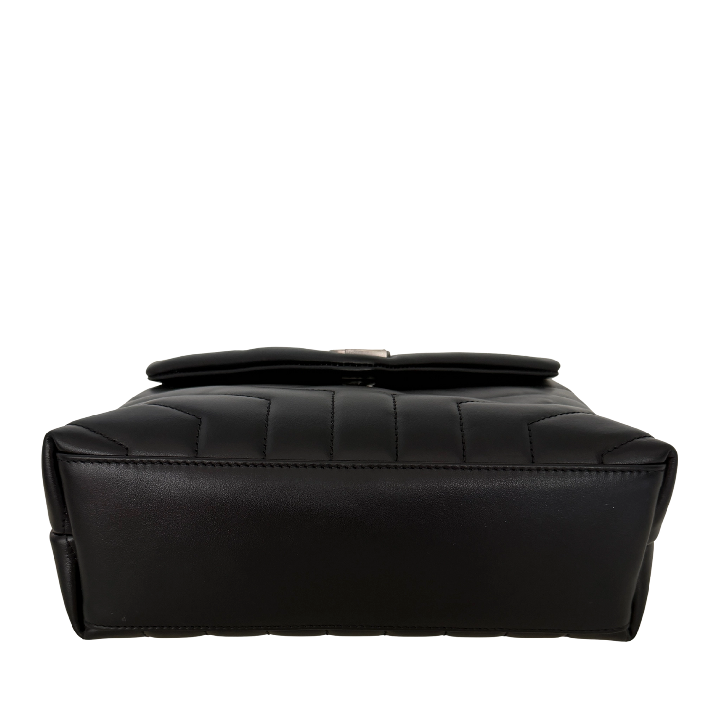 Saint Laurent YSL LouLou Small schwarz silberne Hardware / neuwertig Saint Laurent