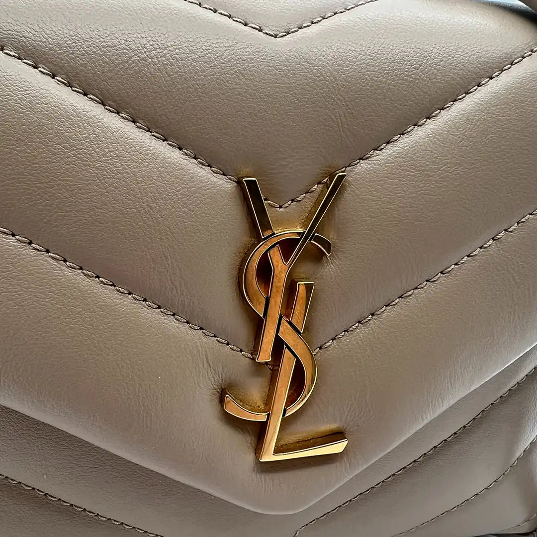 Ysl toy loulou beige sale