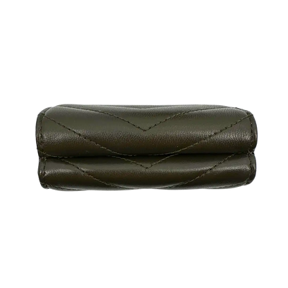 Saint Laurent Origami Trifold Leder Geldbörse light musk / sehr gut Saint Laurent