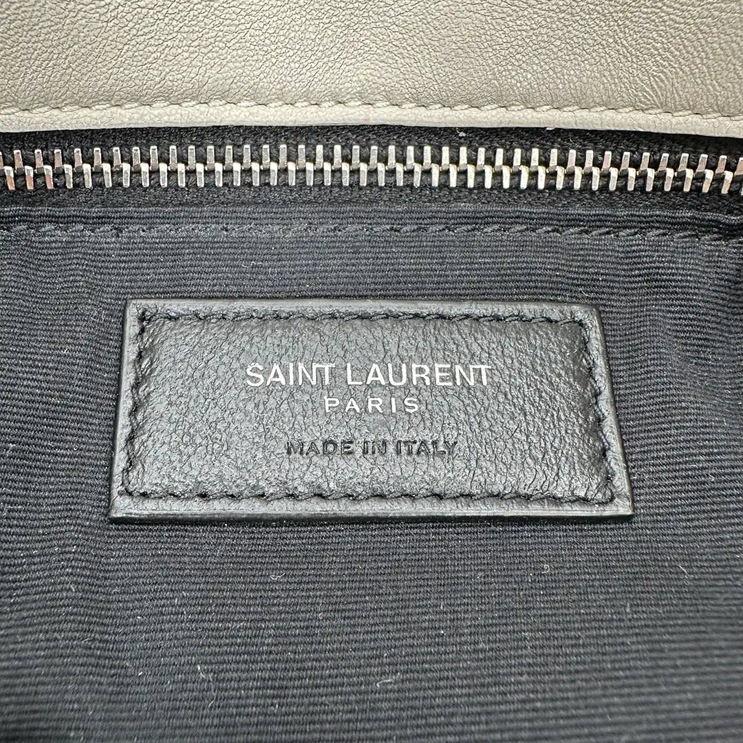 Saint Laurent LouLou Puffer Medium Handtasche Ivory Lammleder / sehr gut Saint Laurent