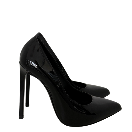 Saint Laurent Zoe Pumps Lackleder Größe 36 1/2 Schwarz / sehr gut Saint Laurent