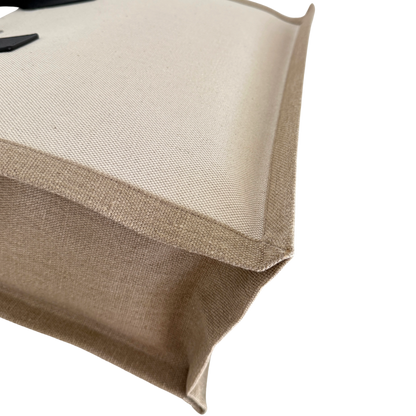 Saint Laurent Large Tote Tasche Rive Gauche Beige / sehr gut Saint Laurent