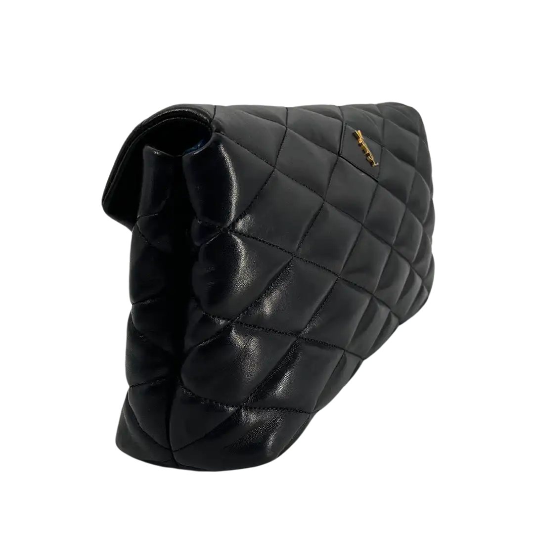 Saint Laurent Sade Puffer Clutch Tasche groB sehr gut