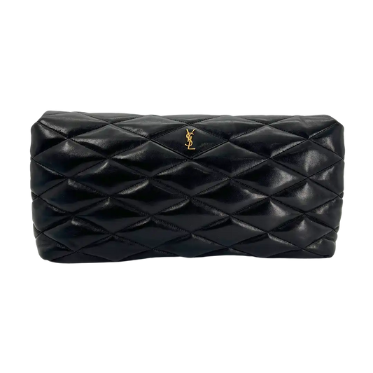 Saint Laurent Sade Puffer Clutch Tasche groß / sehr gut Saint Laurent