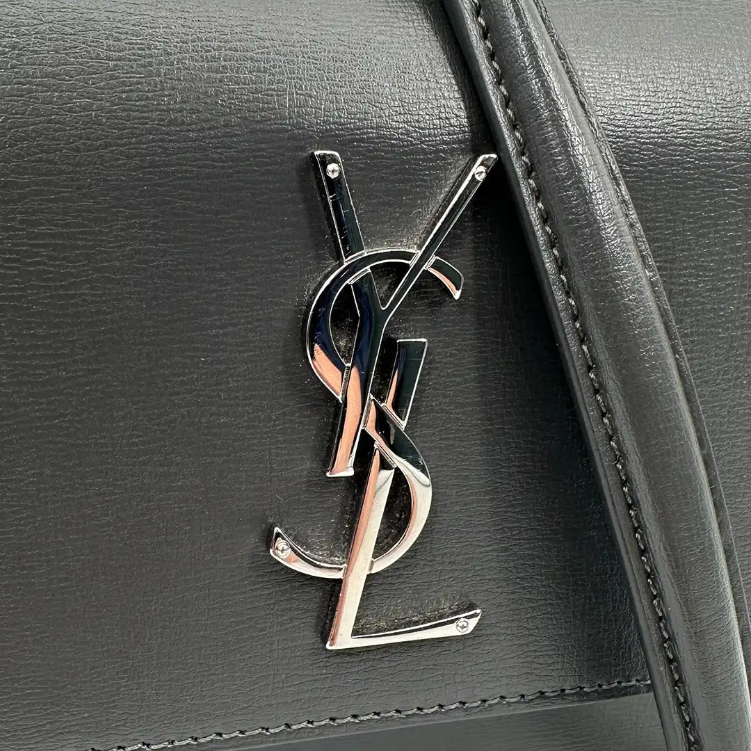 Saint Laurent Sunset Medium dunkelgrau sehr gut