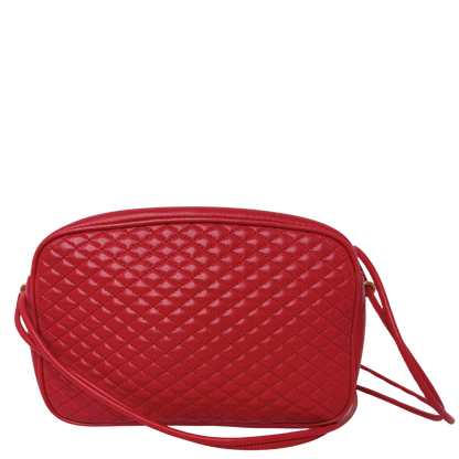 Saint Laurent Victoire Camera Bag rot Lammleder / sehr gut Saint Laurent
