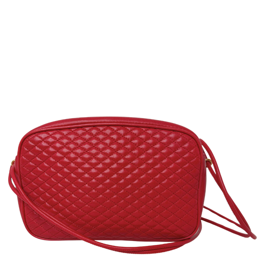 Saint Laurent Victoire Camera Bag rot Lammleder / sehr gut Saint Laurent
