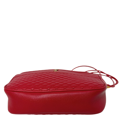 Saint Laurent Victoire Camera Bag rot Lammleder / sehr gut Saint Laurent