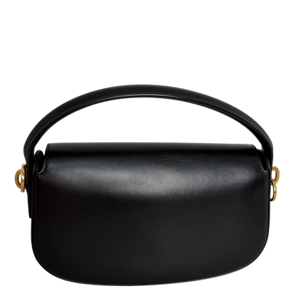 Saint Laurent Voltaire Small Boxleder Schwarz Gold Saint Laurent