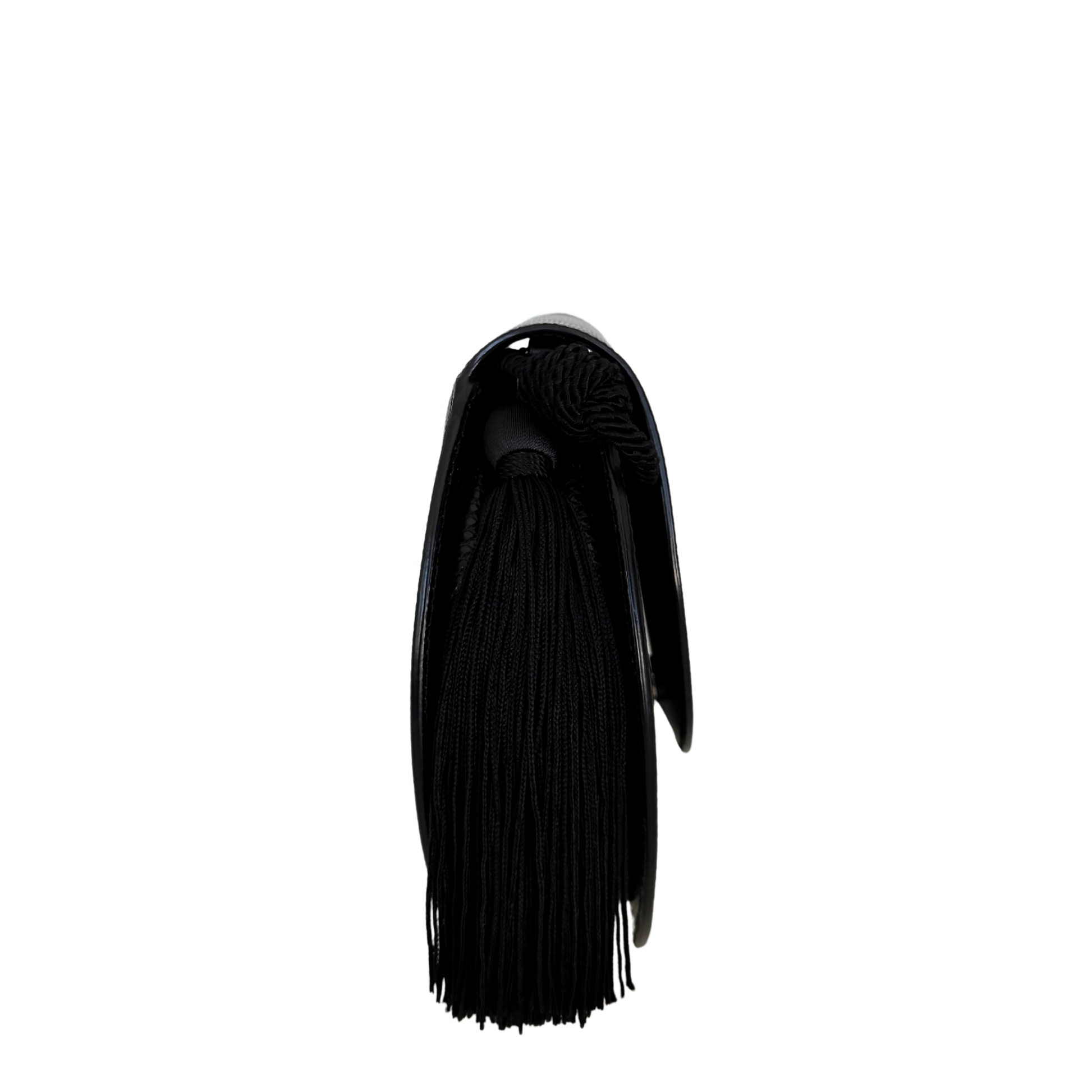 Saint Laurent Demi Lune Minaudiere Schwarz / sehr gut Saint Laurent