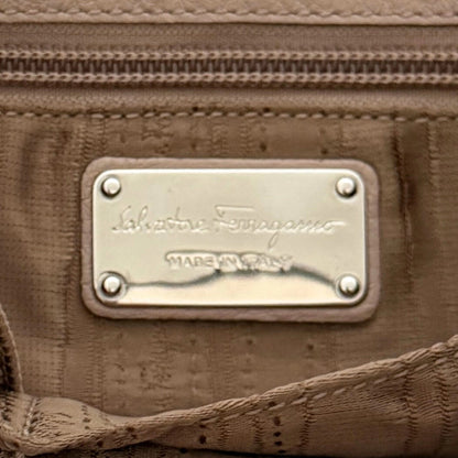 Salvatore Ferragamo Sofia Satchel Bag Beige / sehr gut Salvatore Ferragamo