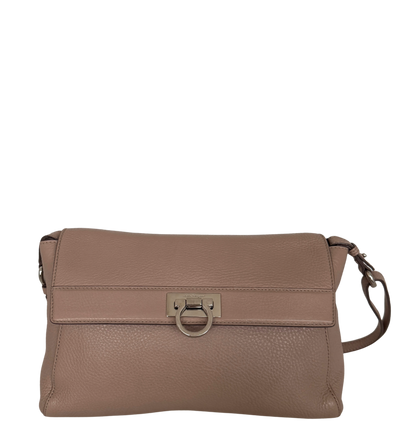 Salvatore Ferragamo Sofia Satchel Bag Beige / sehr gut Salvatore Ferragamo