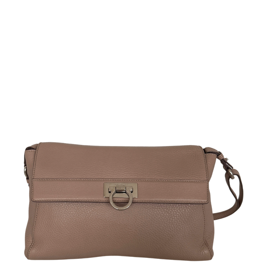 Salvatore Ferragamo Sofia Satchel Bag Beige / sehr gut Salvatore Ferragamo