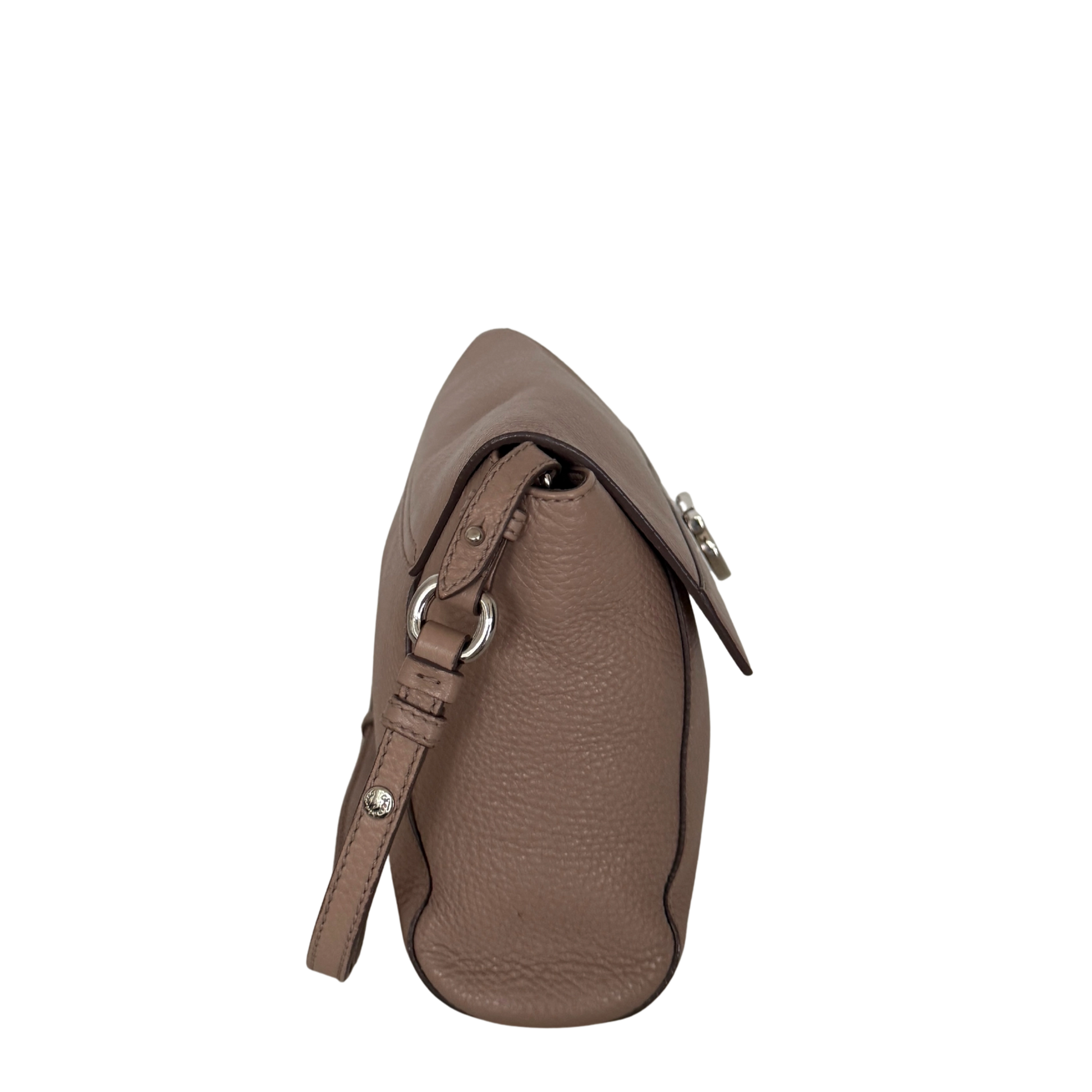 Salvatore Ferragamo Sofia Satchel Bag Beige / sehr gut Salvatore Ferragamo
