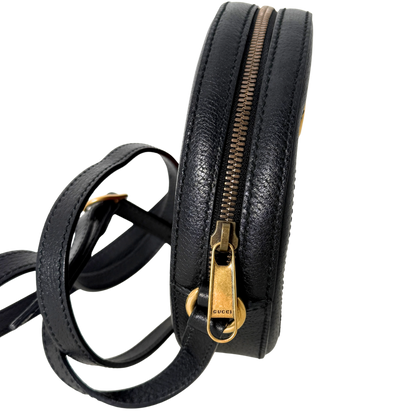 Gucci Runde GG Umhängetasche Velvet Rot Fullset / neuwertig Gucci