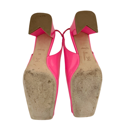 Louis Vuitton Shake Slingback Pump Größe 39 Pink Fullset / sehr gut Louis Vuitton