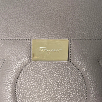 Salvatore Ferragamo City Tote Bag mittelgroß Grau / sehr gut