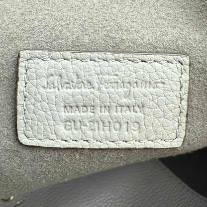 Salvatore Ferragamo City Tote Bag mittelgroß Grau / sehr gut