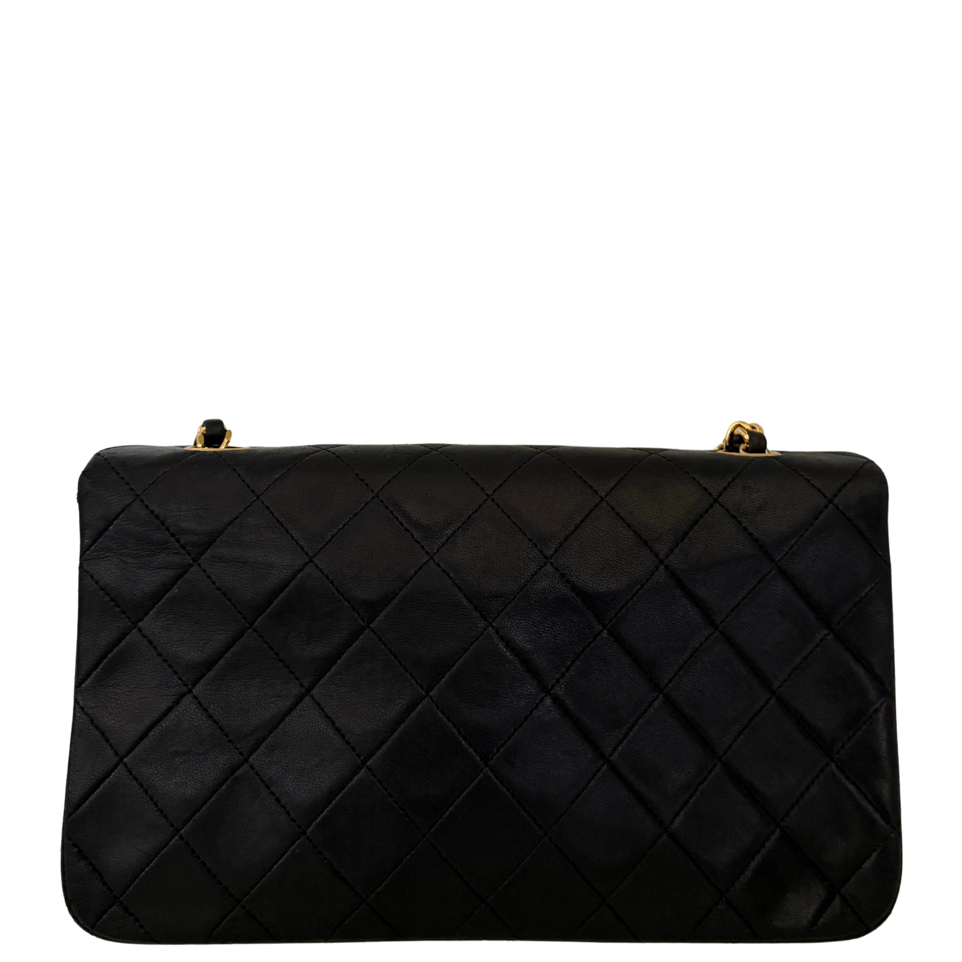 Chanel Timeless Single Flap Small Lammleder Schwarz / gut Chanel