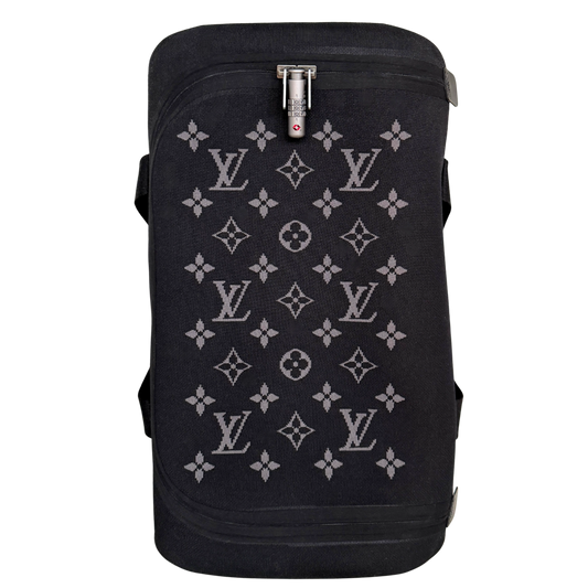 Louis Vuitton Horizon Soft Jacquard Duffle 55 Reisetasche M20125 Schwarz / neuwertig Louis Vuitton
