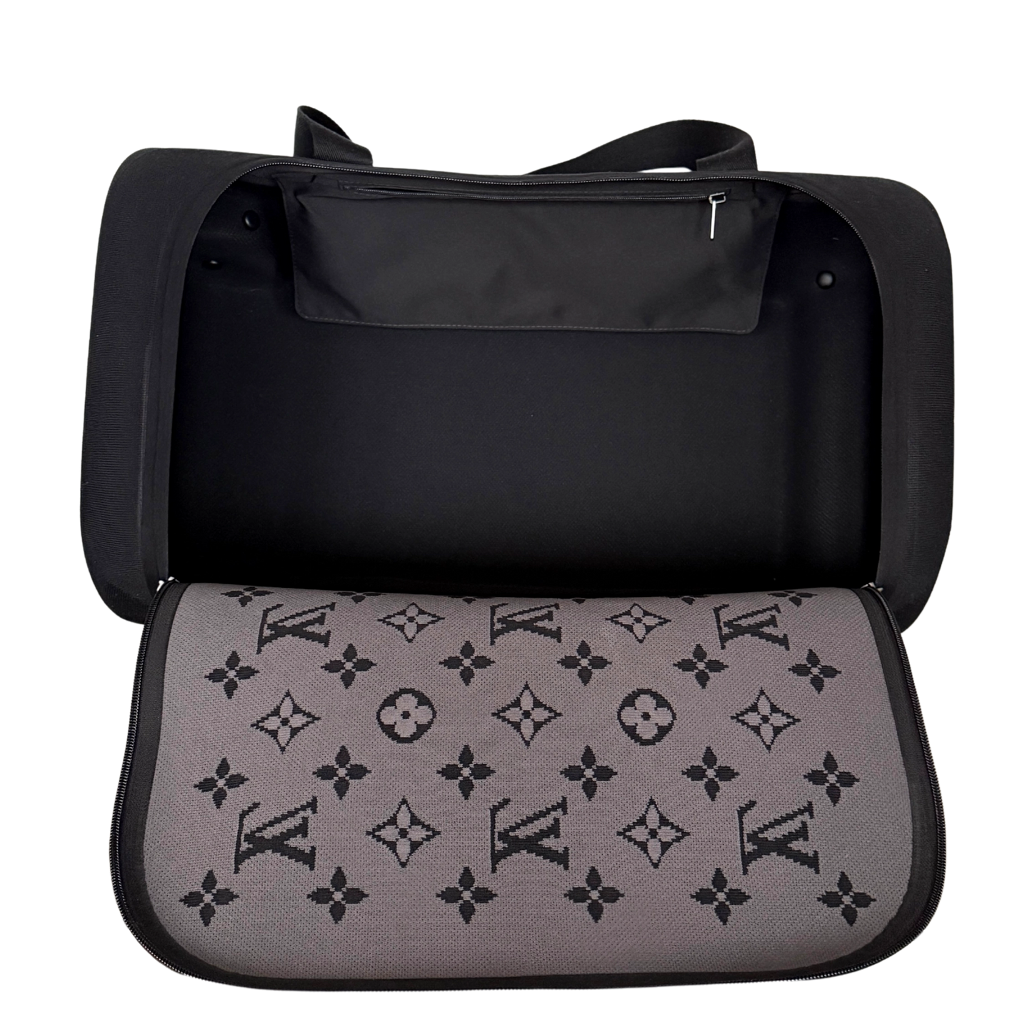 Louis Vuitton Horizon Soft Jacquard Duffle 55 Reisetasche M20125 Schwarz / neuwertig Louis Vuitton