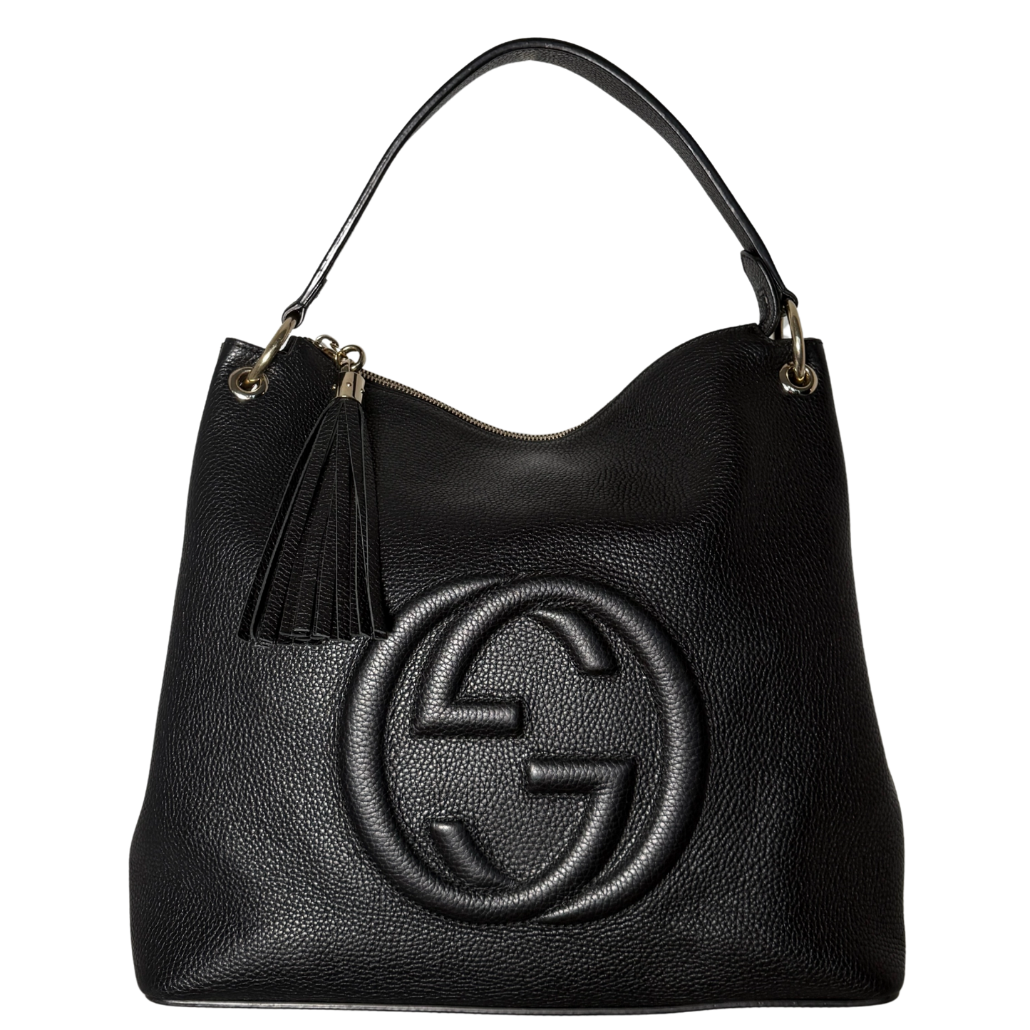 Gucci Soho Hobo Bag Schwarz / sehr gut Gucci