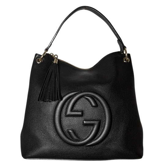 Gucci Soho Hobo Bag Schwarz / sehr gut Gucci