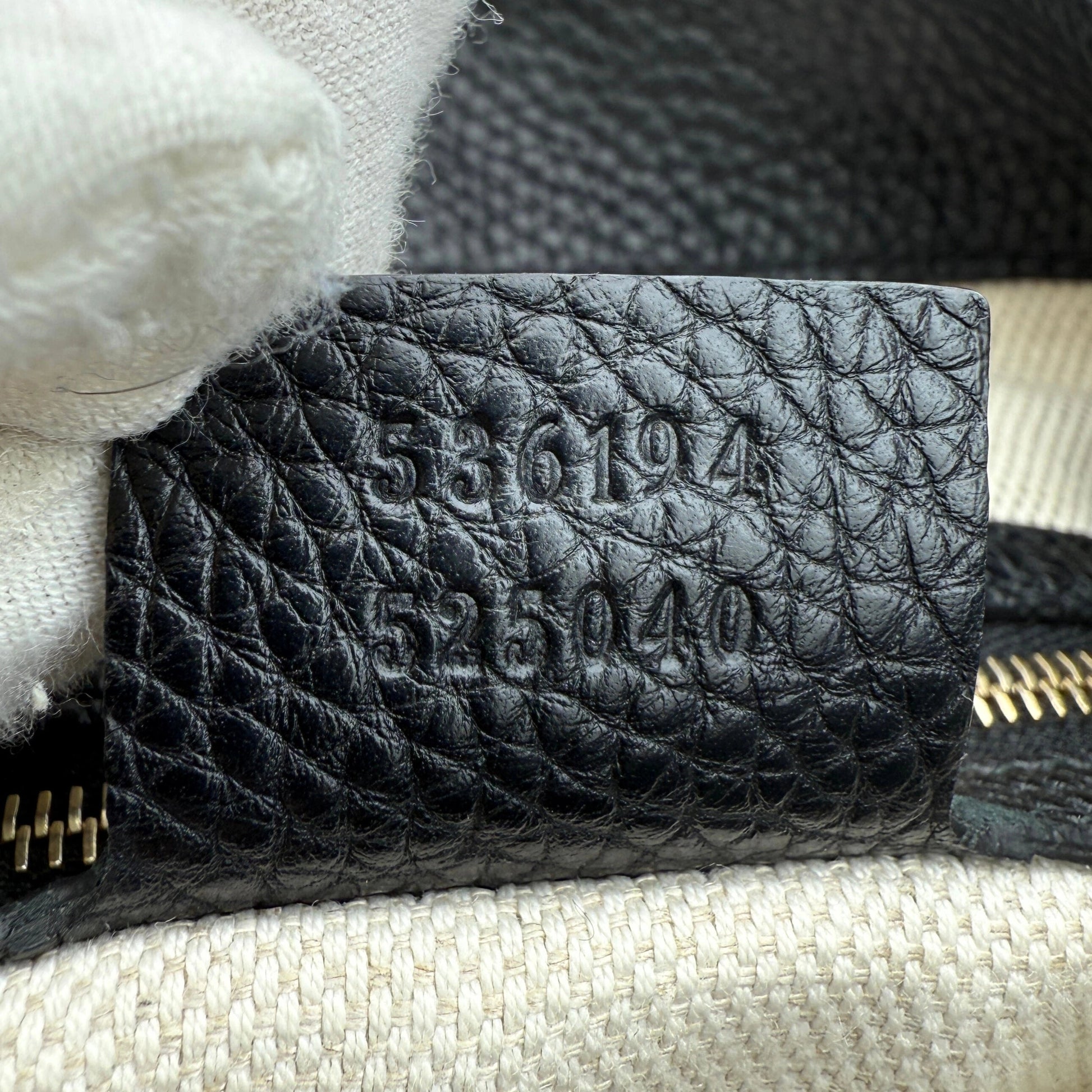 Gucci Soho Hobo Bag Schwarz / sehr gut Gucci