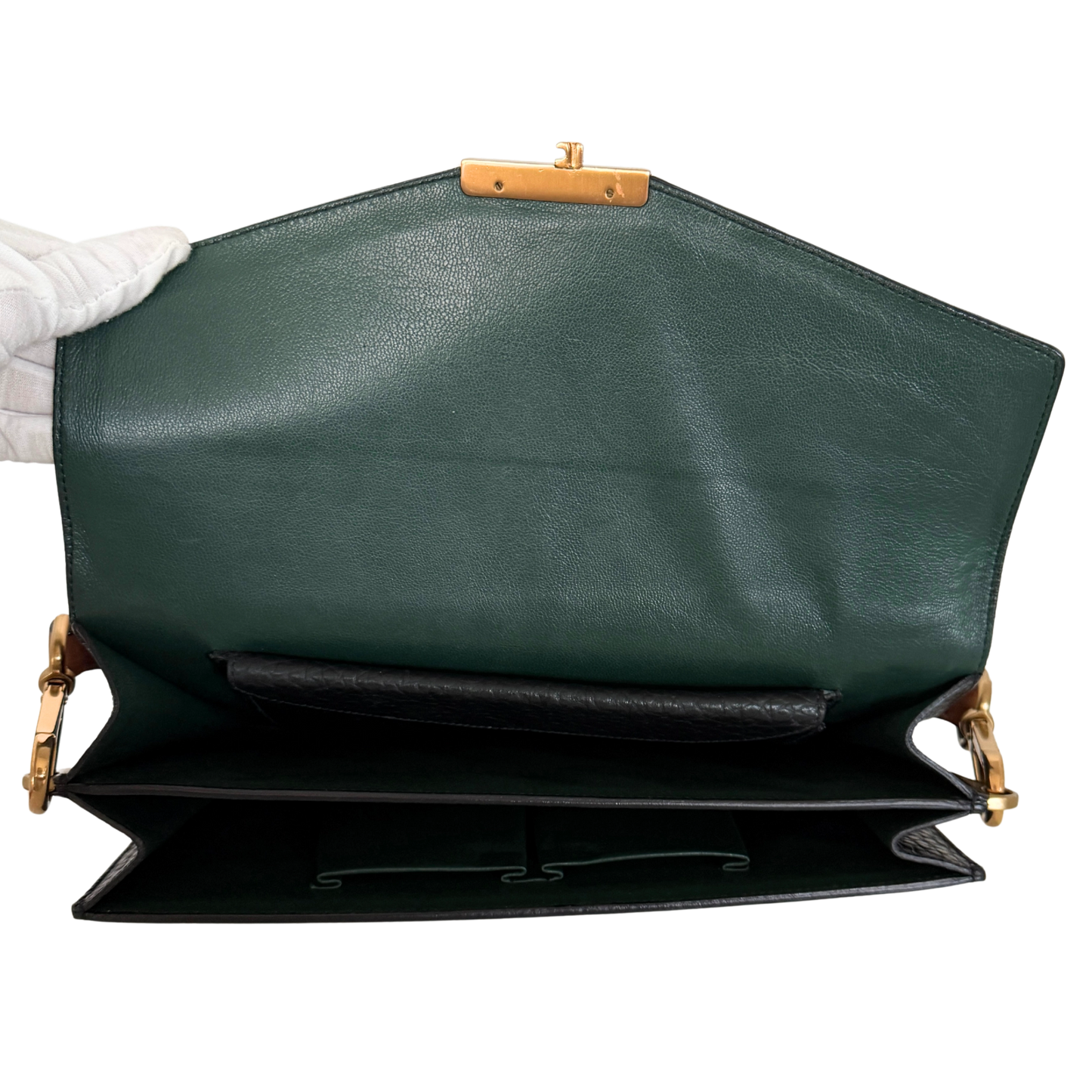 Prada Sound Schultertasche Schwarz / sehr gut Prada