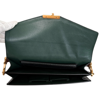 Prada Sound Schultertasche Schwarz / sehr gut Prada