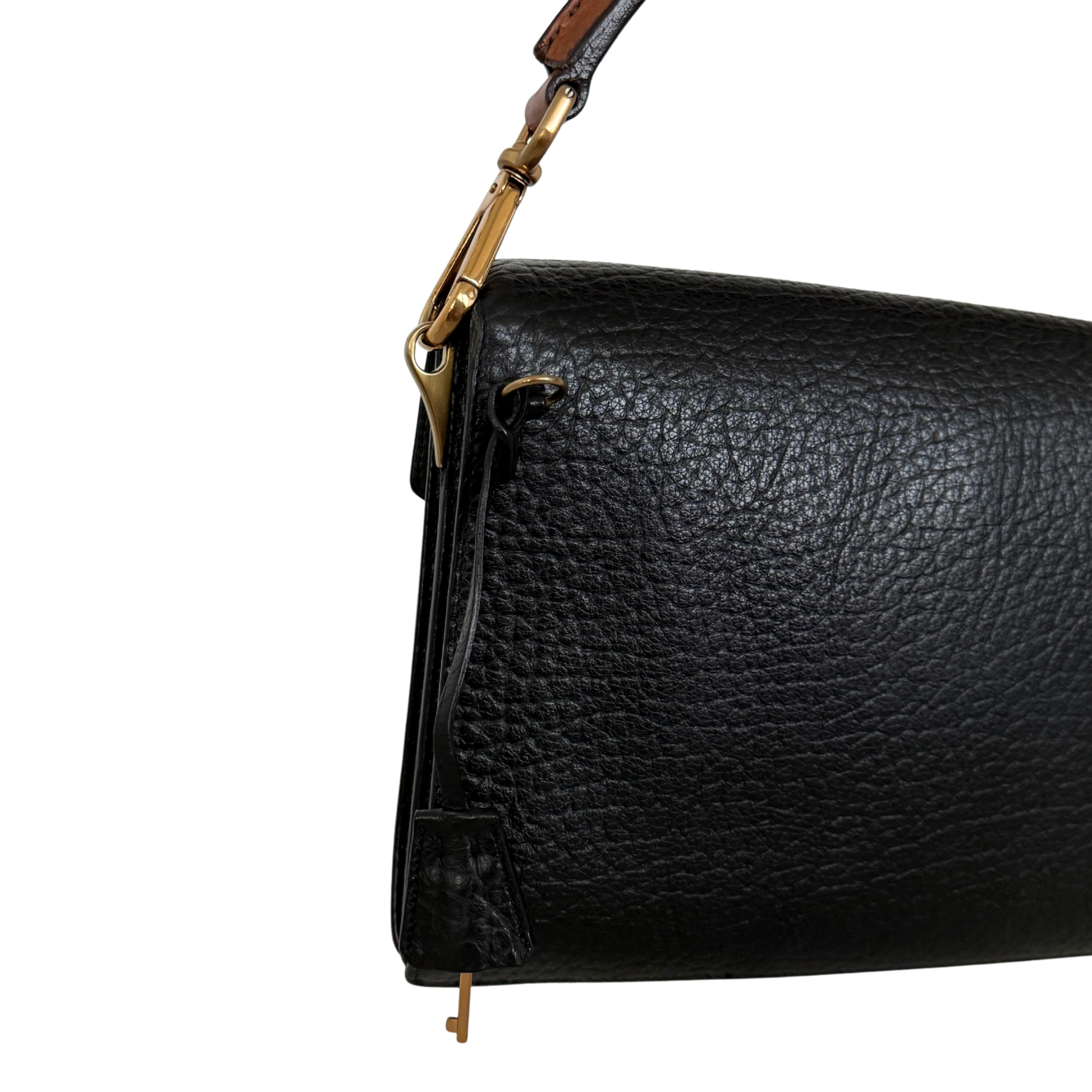 Prada Sound Schultertasche Schwarz / sehr gut Prada