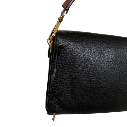 Prada Sound Schultertasche Schwarz / sehr gut Prada