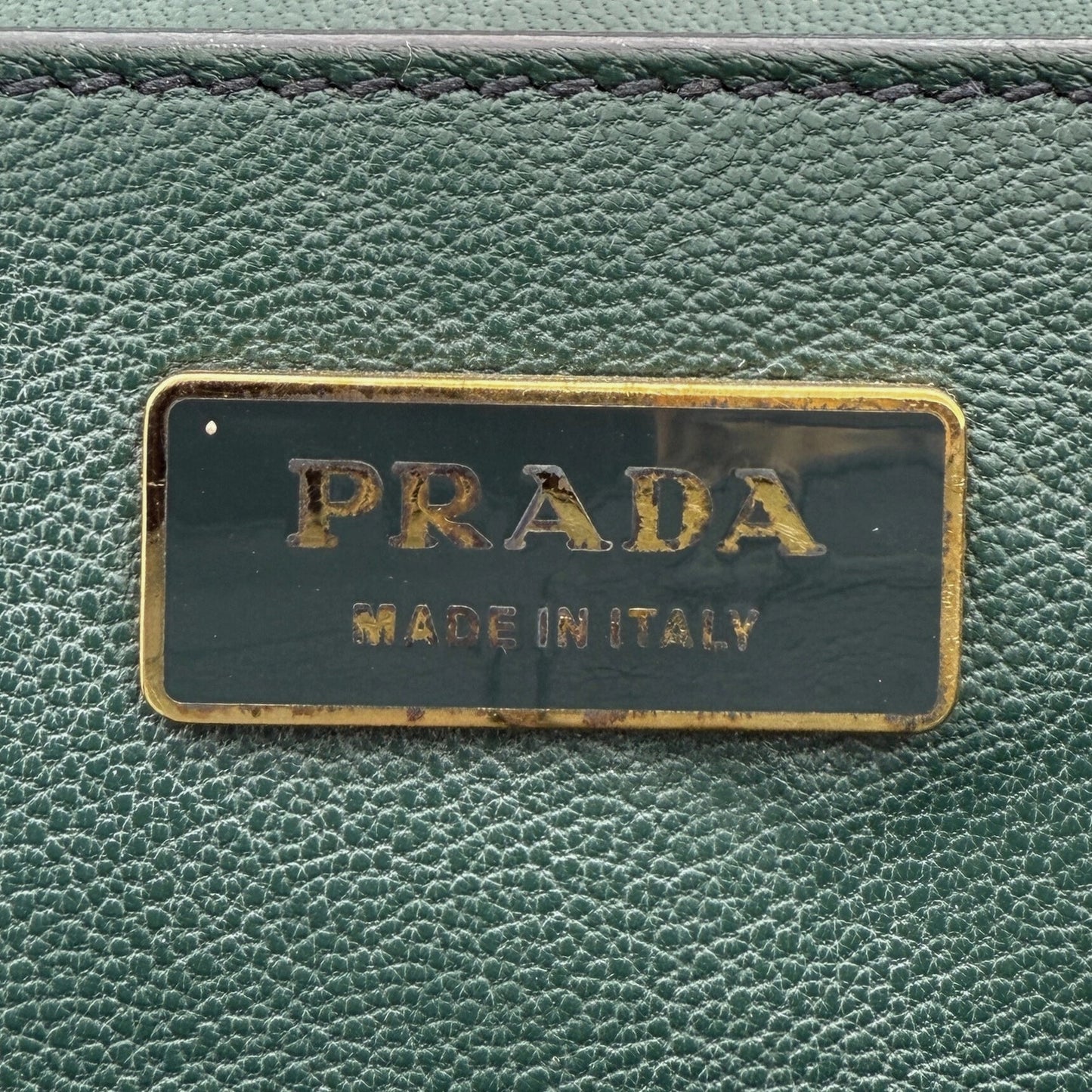 Prada Sound Schultertasche Schwarz / sehr gut Prada