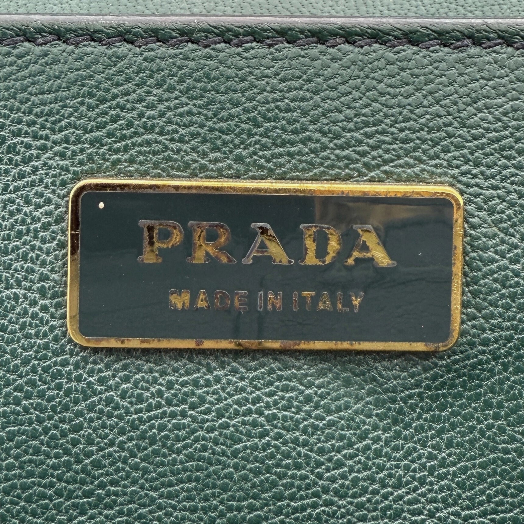 Prada Sound Schultertasche Schwarz / sehr gut Prada
