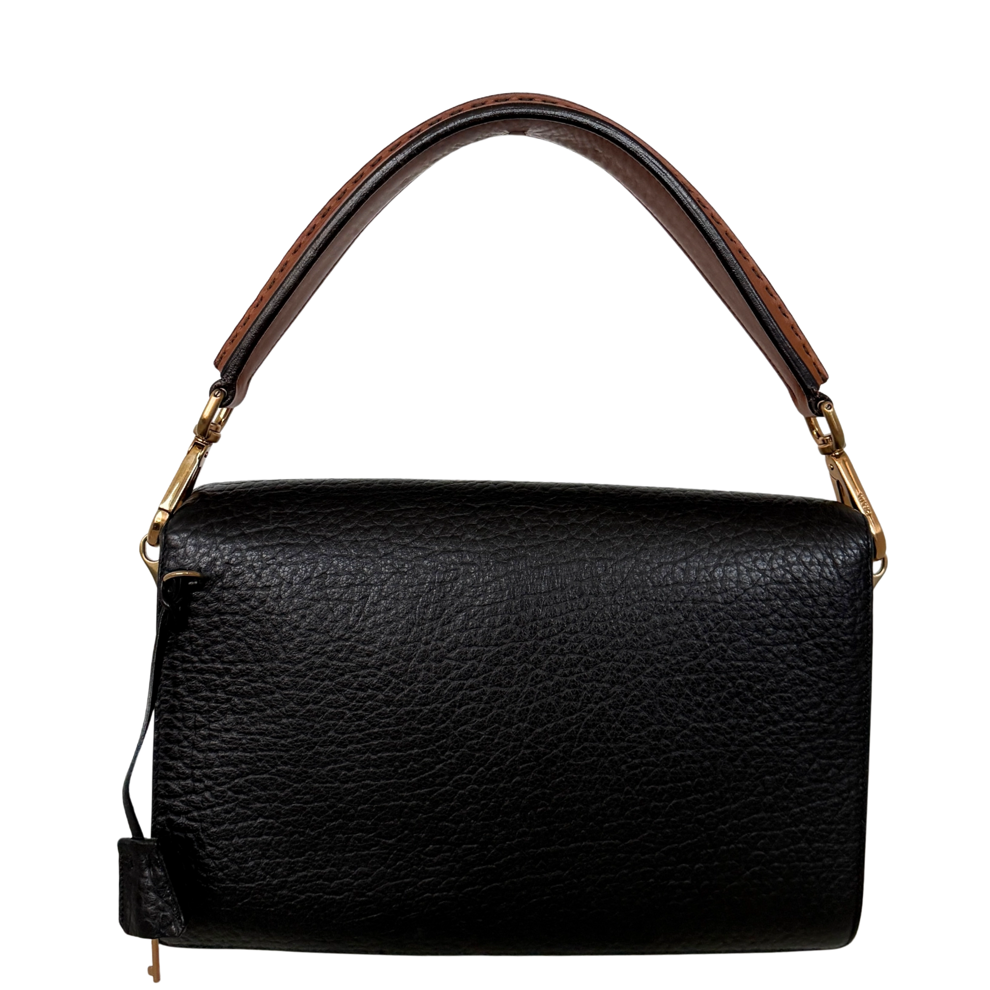 Prada Sound Schultertasche Schwarz / sehr gut Prada