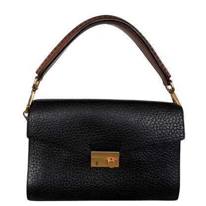 Prada Sound Schultertasche Schwarz / sehr gut Prada
