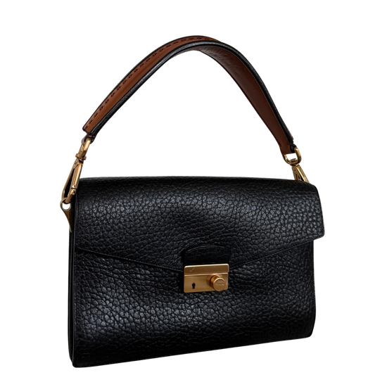 Prada Sound Schultertasche Schwarz / sehr gut Prada