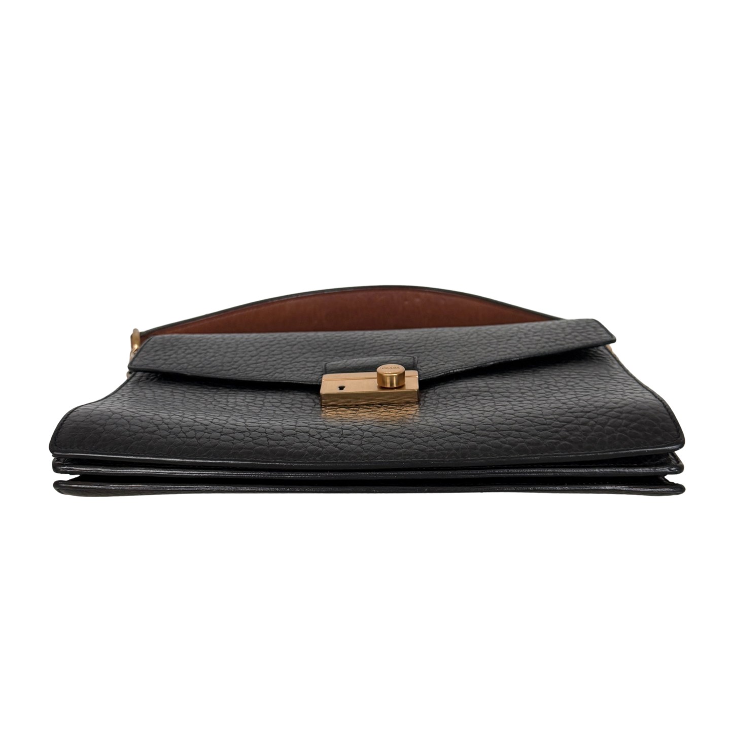 Prada Sound Schultertasche Schwarz / sehr gut Prada