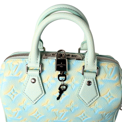 Louis Vuitton Speedy Bandoulière 20 Stardust M46092 Wassergrün / neuwertig Louis Vuitton